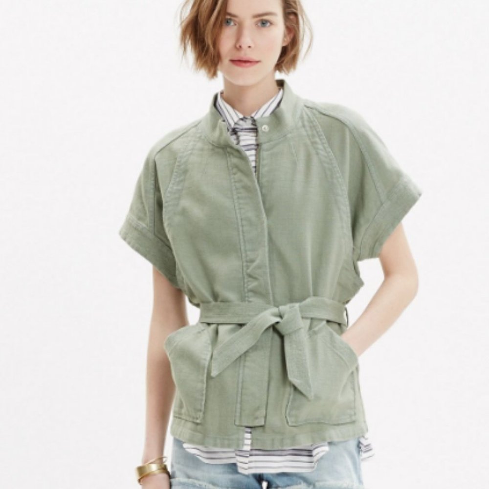 Madewell Green Short Sleeved Hilltop Jacket